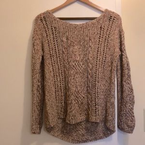 Free People Front asymmetrical knitted sweater